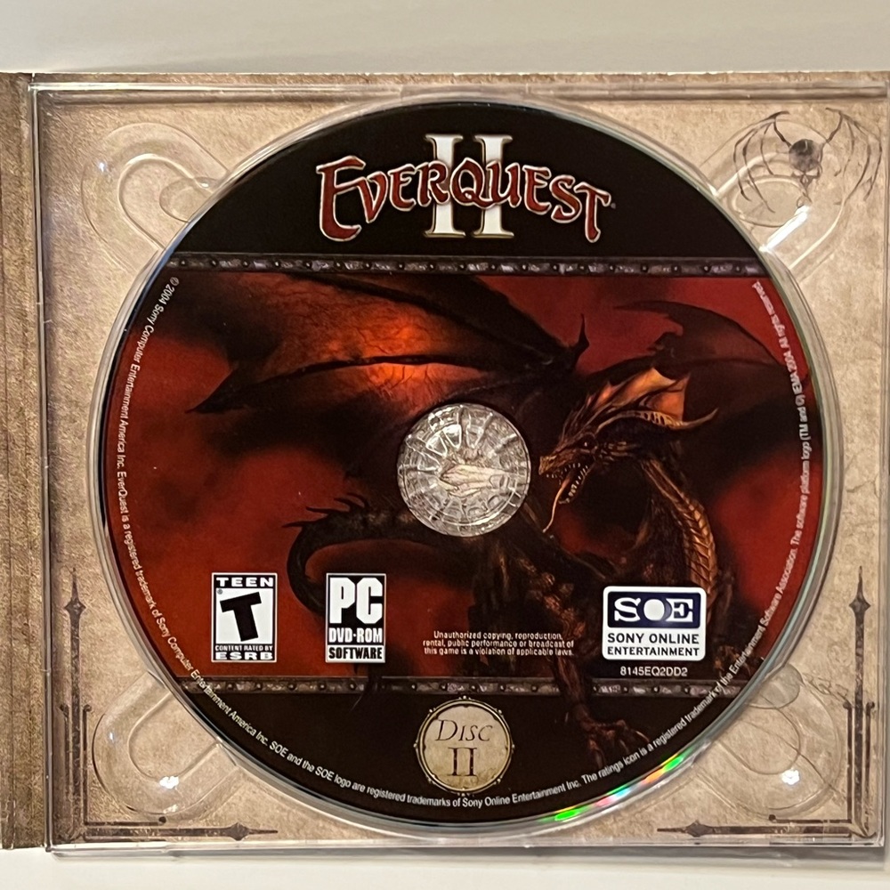 EverQuest II PC Game - Big Box With Poster And Map -Two Disc - Picture 7 of 14